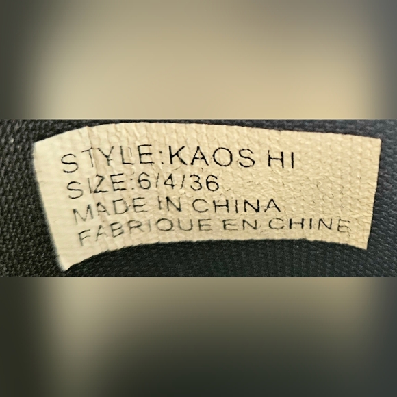 YRU KAOS HI Black Daisy Glitter Thigh-High Platform Zip-Up Boots Punk Goth - Picture 9 of 13